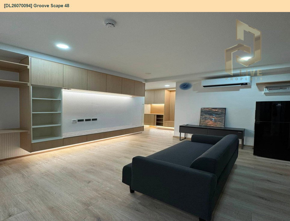 รูป DL26070095 ขายคอนโด กรู๊ฟ สเคป 48 (Groove Scape 48) ใกล้ MRT สุทธิสาร พร้อมเข้าอยู่ โทรด่วน 0614453194 LineID @952jdxxk - รูปที่ 2/10