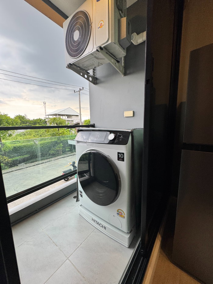 รูป ให้เช่าTHE CUBE STATION รามอินทรา 109 ขนาด 26.51 ตรม.พร้อมเข้าอยู่ เฟอร์นิเจอร์ เครื่องใช้ไฟฟ้าใหม่ทั้งหมด - รูปที่ 6/8