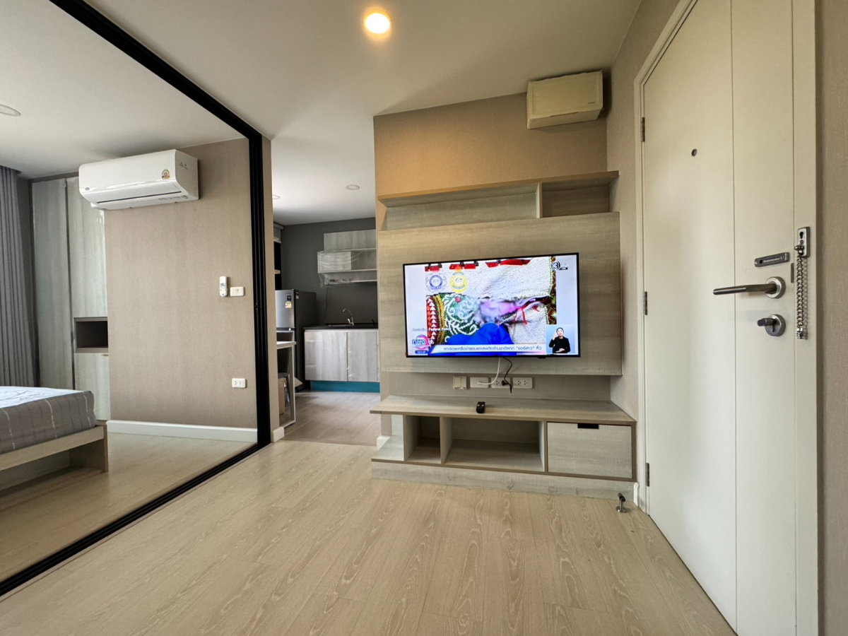 รูป ให้เช่าTHE CUBE STATION รามอินทรา 109 ขนาด 26.51 ตรม.พร้อมเข้าอยู่ เฟอร์นิเจอร์ เครื่องใช้ไฟฟ้าใหม่ทั้งหมด - รูปที่ 3/8