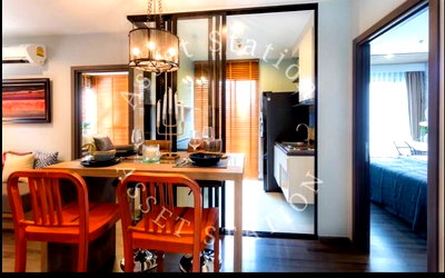 Condos for sale : FOR SALE 🏢The Base Park West Sukhumvit 77, large 2-bedroom unit, fully furnished and ready to move in, near BTS On Nut🏙️