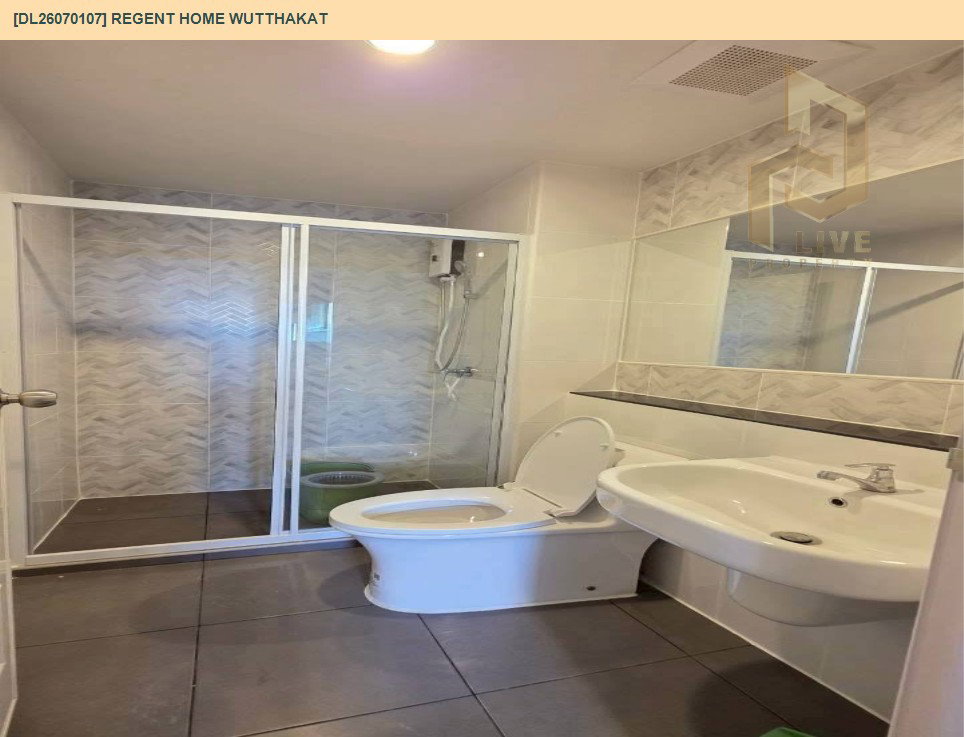 รูป DL26070107 ให้เช่าคอนโด  รีเจ้นท์ โฮม วุฒากาศ (Regent Home Wutthakat) ใกล้ BTS วุฒากาศ พร้อมเข้าอยู่ โทรด่วน 0638692663 LineID @952jdxxk - รูปที่ 6/6