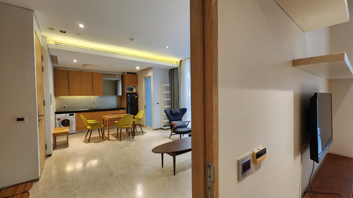 รูป Saladaeng Residences | ห้องกว้างมากหนึ่งนอนไซต์ใหญ่ ตกแต่ง สวยเรียบๆ โล่งๆ เหมาะกับคนมีของเยอะ - รูปที่ 2/11