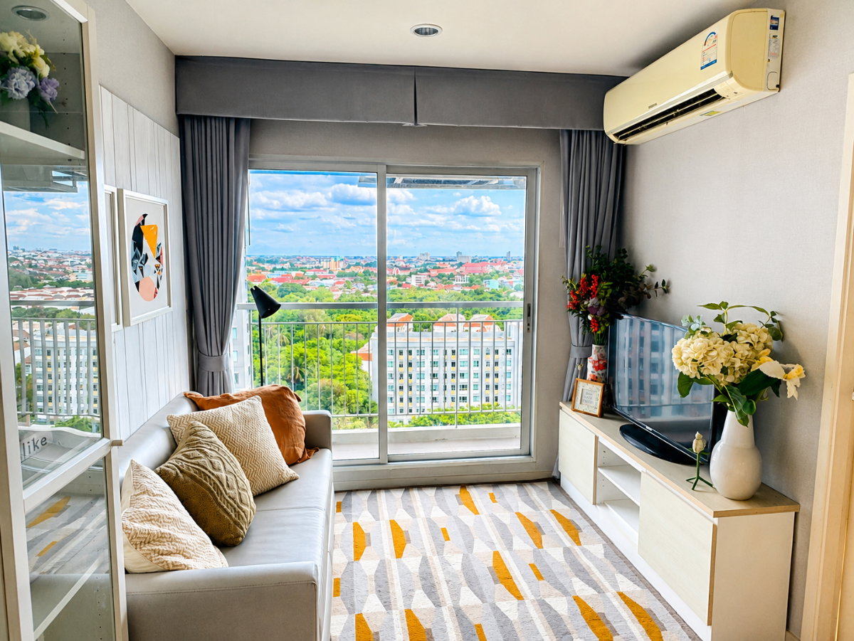 รูป ขายด่วน ราคาพิเศษ ต่ำกว่าราคาประเมิน Aspire Sathorn–Taksin (Timber Zone). 2 ห้องนอน ห้องสวย พร้อมเฟอร์นิเจอร์ครบ เพียง 500 เมตรจาก BTS วุฒากาศ - รูปที่ 3/10