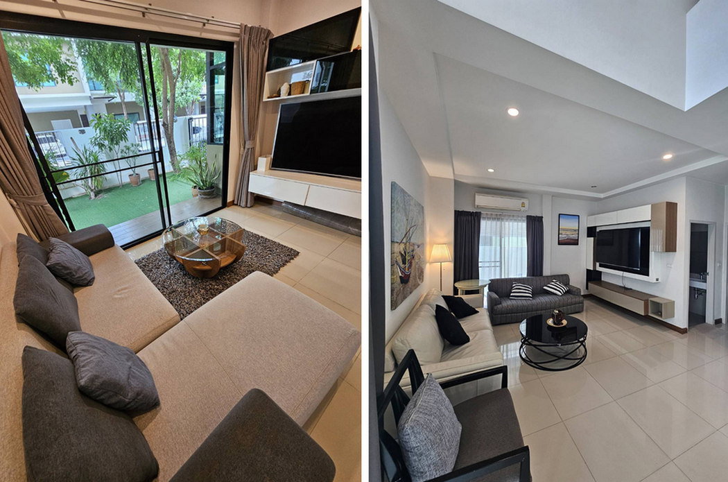 รูป Call : 081-553-1623 บ้านเดี่ยวใกล้เมกาบางนา Villa Arcadia Srinakarin 72 ตร.วา 4 ห้องนอน 3 ห้องน้ำ 3 ที่จอดรถ 1 ห้องเอนกประสงค์ 1 ห้องเมด ตกแต่งครบ - รูปที่ 3/14