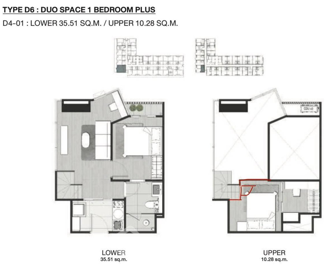 รูป คอนโด 2 ห้องนอน ชั้น 19 Knightsbridge Space Ratchayothin ใกล้ BTS รัชโยธิน (ID 3051778) - รูปที่ 7/14