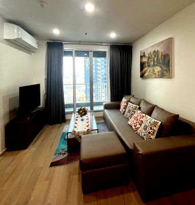 คอนโดให้เช่า : ปล่อยเช่า Rhythm Sukhumvit 50   2 ห้องนอน พื้นที่กว้างขวาง บรรยากาศอบอุ่นสไตล์ครอบครัว