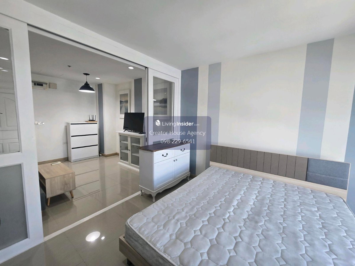 รูป รีโนเวทห้องใหม่พร้อมอยู่‼️1 นอนขนาดใหญ่ 42 ตร.ม. พร้อม Wi-Fi 📣 PG 9 Rama 9📣ใกล้ MRT,เซ็นทรัล พระราม9,ฟอร์จูน ,G tower - รูปที่ 11/13