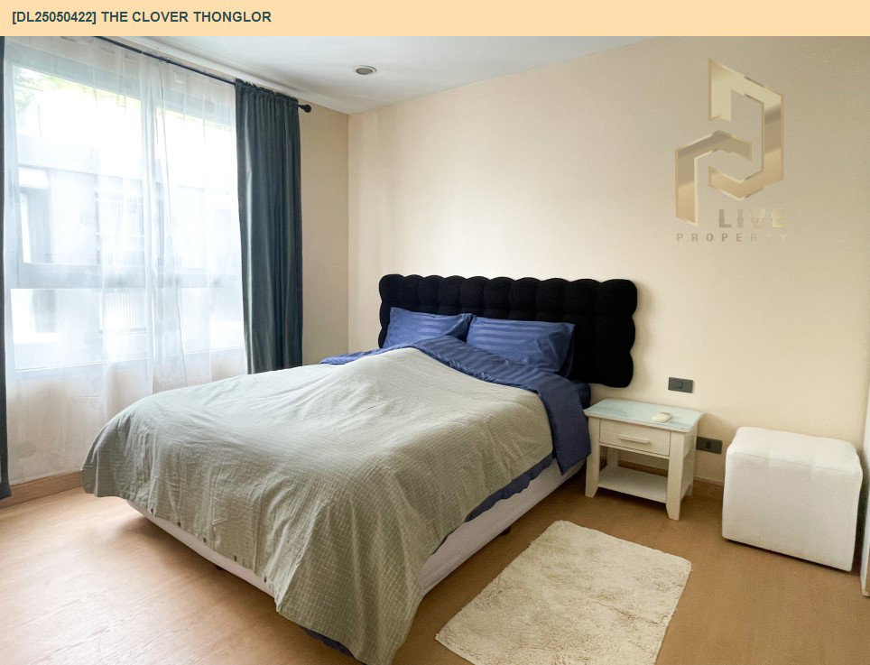 รูป DL25050422 ให้เช่าคอนโด เดอะ โคลเวอร์ ทองหล่อ (The Clover Thonglor) ใกล้ BTS ทองหล่อ พร้อมเข้าอยู่ โทรด่วน 0653619502 LineID @952jdxxk - รูปที่ 2/13