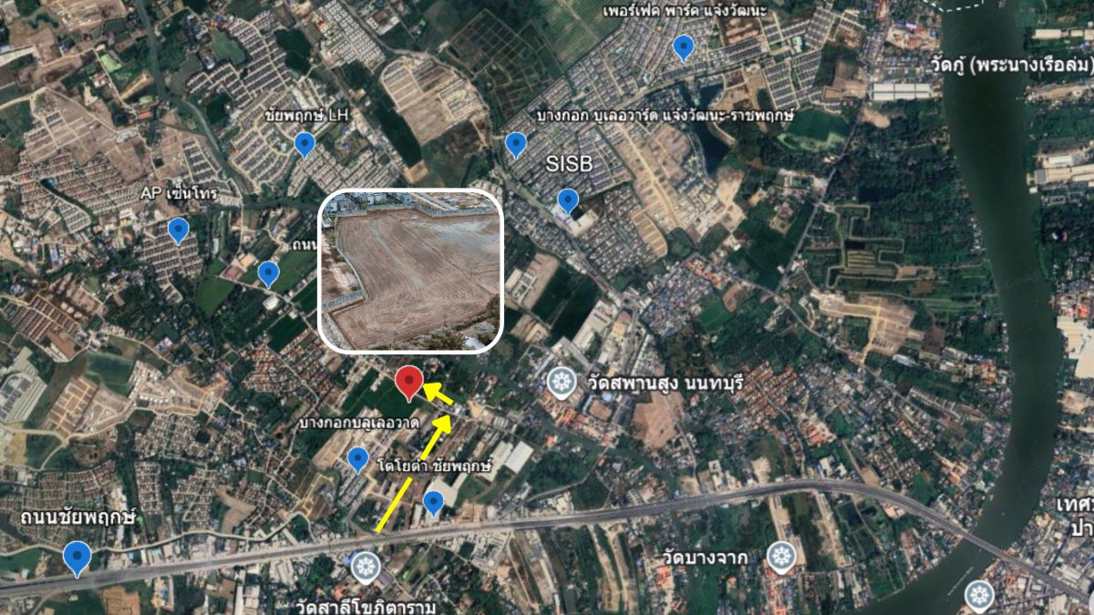 รูป ขายที่ดินชัยพฤกษ์–คลองพระอุดม ปากเกร็ด 7-0-50 ไร่ ใกล้ SISB–วัดสะพานสูง ผังเมืองเหลือง/ส้ม เหมาะพัฒนาโครงการบ้านจัดสรร - รูปที่ 12/13