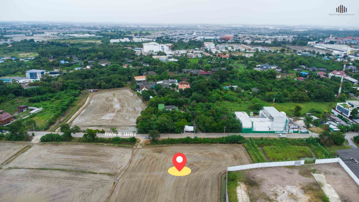 รูป ขายที่ดินชัยพฤกษ์–คลองพระอุดม ปากเกร็ด 7-0-50 ไร่ ใกล้ SISB–วัดสะพานสูง ผังเมืองเหลือง/ส้ม เหมาะพัฒนาโครงการบ้านจัดสรร - รูปที่ 5/13