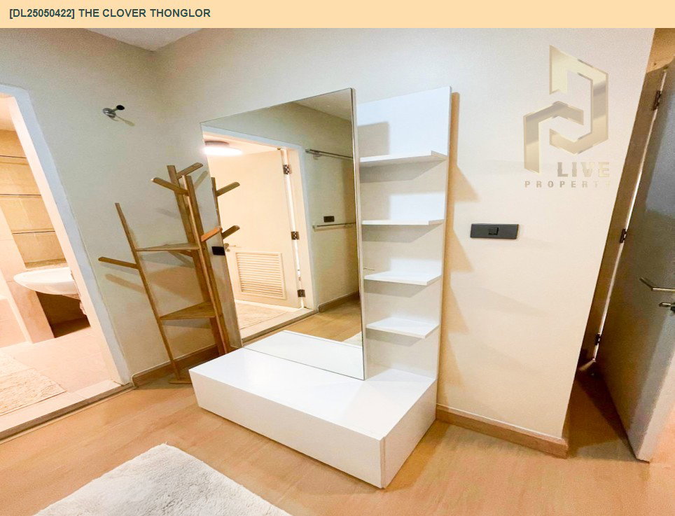 รูป DL25050422 ให้เช่าคอนโด เดอะ โคลเวอร์ ทองหล่อ (The Clover Thonglor) ใกล้ BTS ทองหล่อ พร้อมเข้าอยู่ โทรด่วน 0653619502 LineID @952jdxxk - รูปที่ 8/13