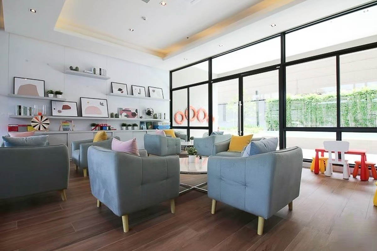 รูป ให้เช่า คอนโด Niche Mono สุขุมวิท ปู่เจ้า แบบ 1 ห้องนอน ขนาด 38 ตรม ห้องมุม เฟอร์นิเจอร์ เครื่องใช้ไฟฟ้าครบ ใกล้ BTSปู่เจ้า MRT สำโรง : MJ26R-007 - รูปที่ 12/13