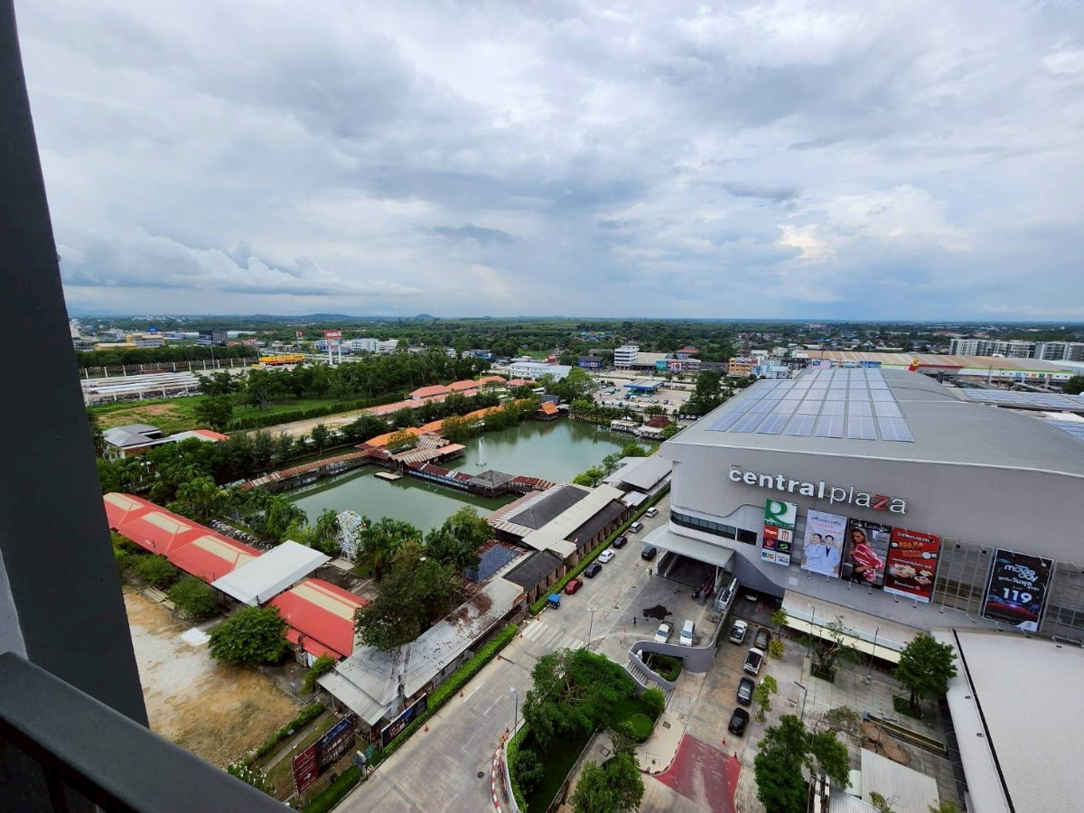 รูป  🏤 🏤 🏤ให้เช่า ESCENT Rayong 🏦 Escent 2 ชั้น 14 วิวตลาดน้ำ🏤 🏤 🏤 - รูปที่ 7/8