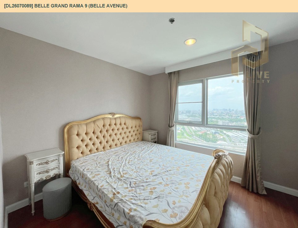 รูป DL26070089 ให้เช่าคอนโด เบล แกรนด์ พระราม 9 (เบล อเวนิว) (Belle Grand Rama 9 (Belle Avenue)) ใกล้ MRT พระราม 9 พร้อมเข้าอยู่ โทรด่วน 0653619502 LineID @952jdxxk - รูปที่ 2/11