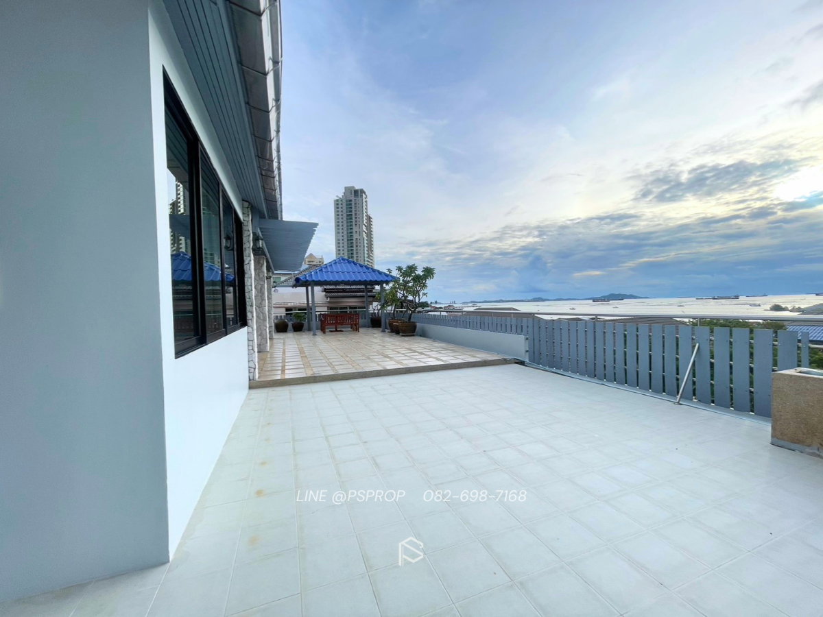 รูป บ้านเช่าเพนเฮ้าส์ วิวทะเลศรีราชา บ้านเพนเฮ้าส์ ดาดฟ้า at Home✅ พร้อมเข้าอยู่ #HR0079 - รูปที่ 1/20