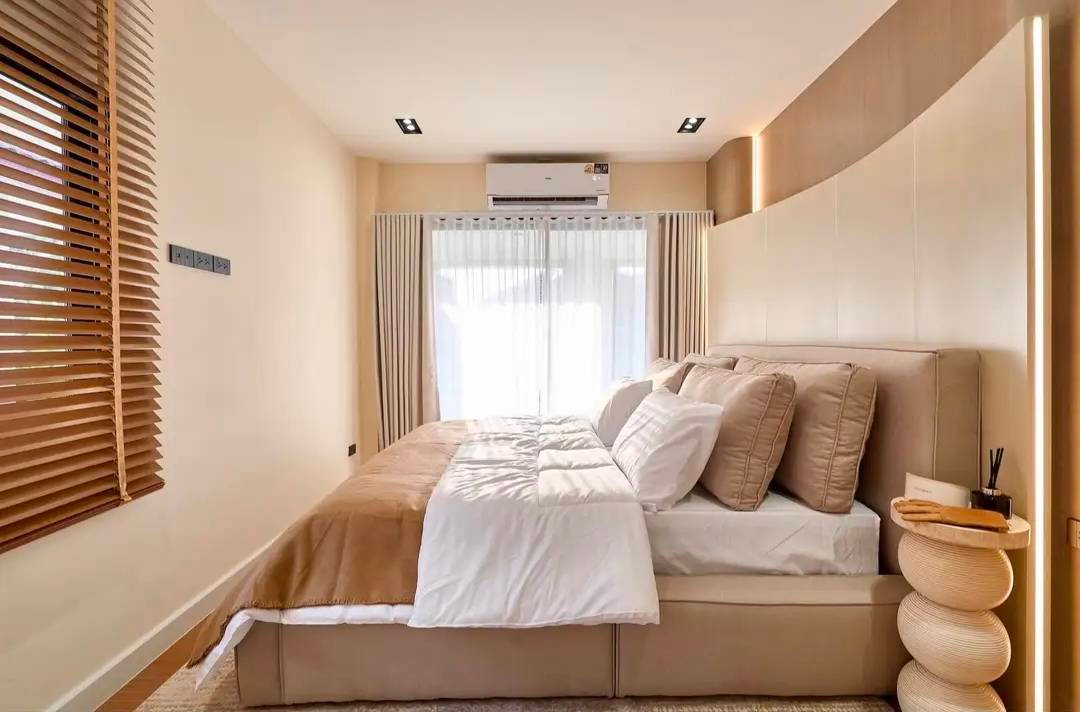 รูป ขายบ้านสร้างใหม่ Contemporary Modern Style ตกแต่งครบ ในหมุ่บ้านพราว บาย ขวัญเวียง หางดง เชียงใหม่ (H511) T.0946511456 - รูปที่ 7/14