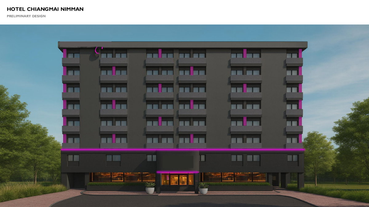 รูป ขายโรงแรม ใจกลางนิมมาน-เชียงใหม่ ทำเลทอง พร้อม facility ที่เอาใจ นักท่องเที่ยว เหมาะสำหรับลงทุนระยะยาว โลเคชั่น : นิมมาน เชียงใหม่ -SW003753 - รูปที่ 2/13