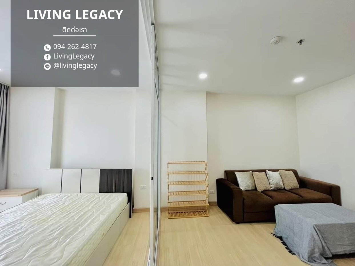 รูป SJJBW9 เช่าด่วน คอนโด Supalai Veranda Ramkhamhaeng 8 ตร.ม. | ชั้น 30 | 1 ห้องนอน | 1 ห้องน้ำ 15,000 บาท/เดือน line id : @livinglegacy - รูปที่ 4/8