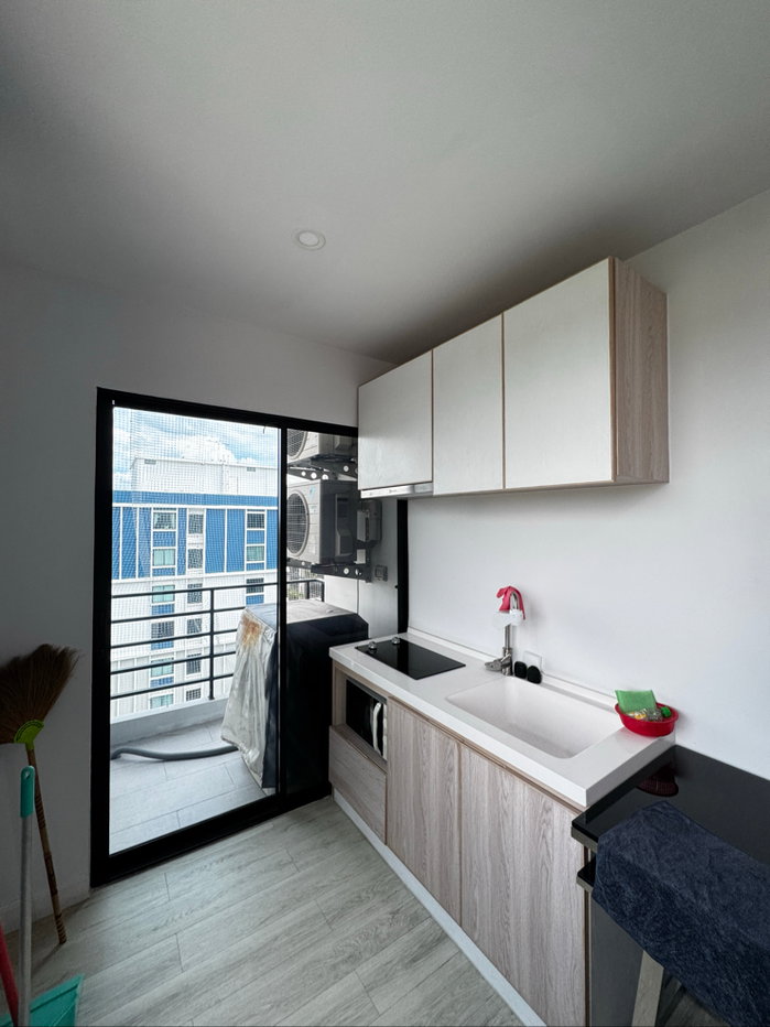 รูป 🎓🏡📍ห้องหัวมุม V Condo ศาลายา ใกล้ ม.มหิดล เงียบ เป็นส่วนตัว พร้อมอยู่ - รูปที่ 6/11