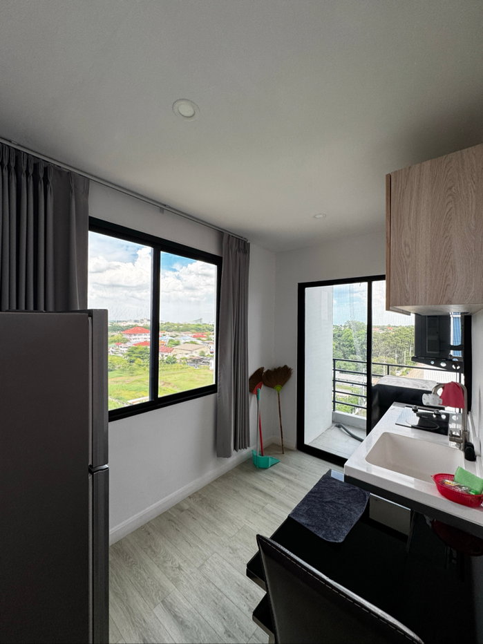 รูป 🎓🏡📍ห้องหัวมุม V Condo ศาลายา ใกล้ ม.มหิดล เงียบ เป็นส่วนตัว พร้อมอยู่ - รูปที่ 5/11