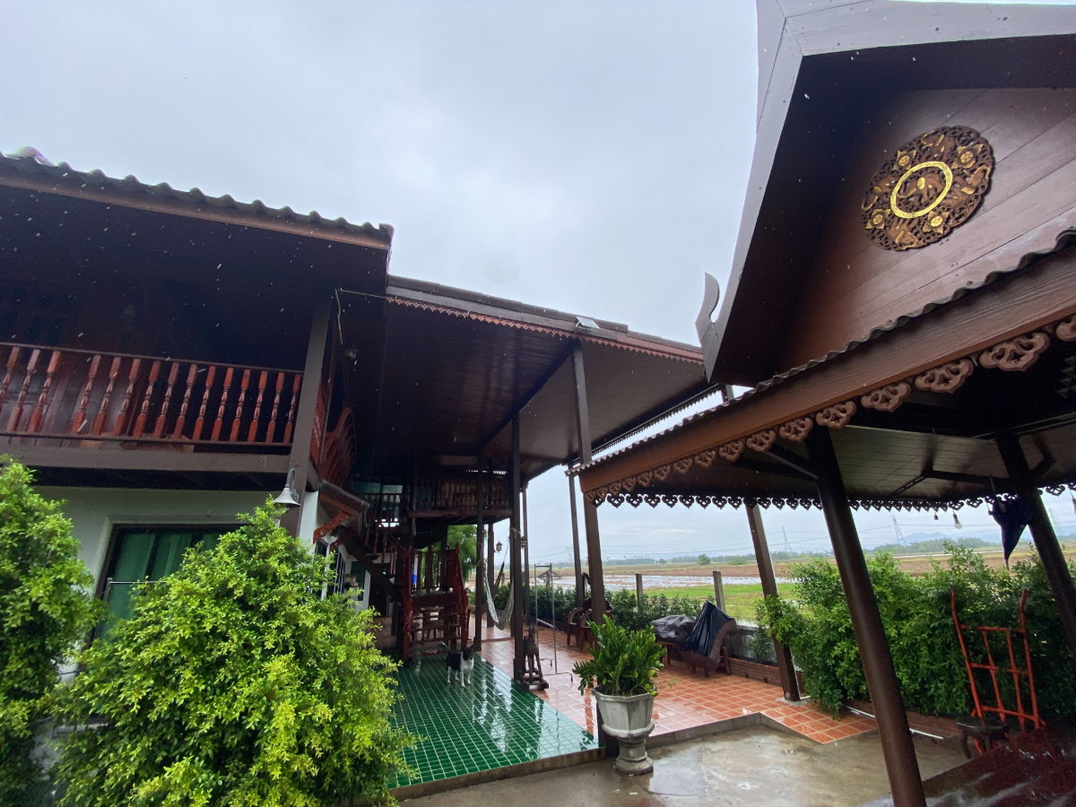 รูป ขายบ้านทรงไทยพร้อมที่ดิน 1 ไร่ วิวทุ่งนา อำเภอท่าวุ้ง จังหวัดลพบุรี - รูปที่ 12/14