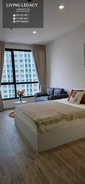 รูป SWHHRI เช่าด่วน คอนโด The Rich Rama 9 - Srinakarin 25.79 ตร.ม. | ชั้น 14 | 1 ห้องนอน | 1 ห้องน้ำ 15,000 บาท/เดือน line id : @livinglegacy - รูปที่ 4/5