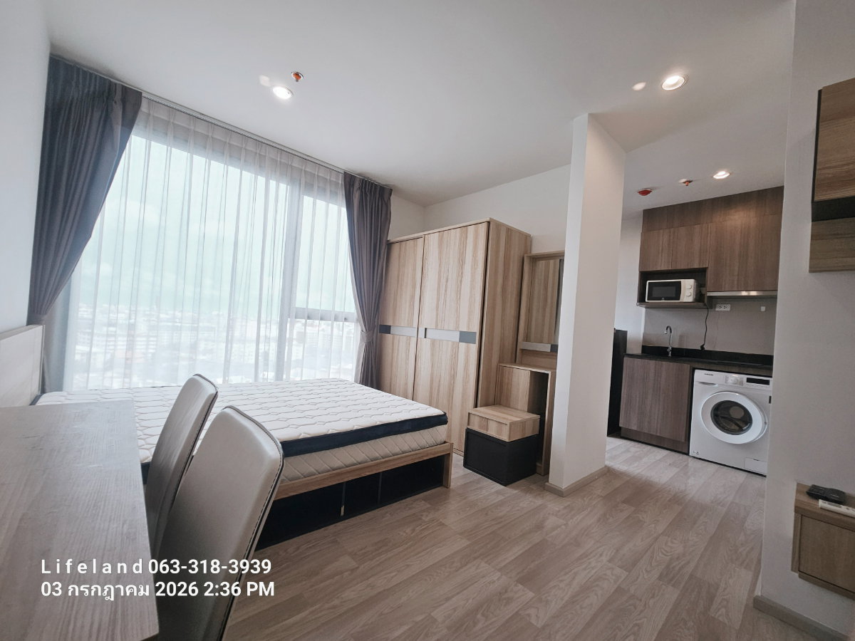 รูป ให้เช่า Ideo Mobi Sukhumvit Eastpoint ตึก A ชั้น 12 เฟอร์ครบ พร้อมอยู่ [Line: @lifeland] - รูปที่ 3/14