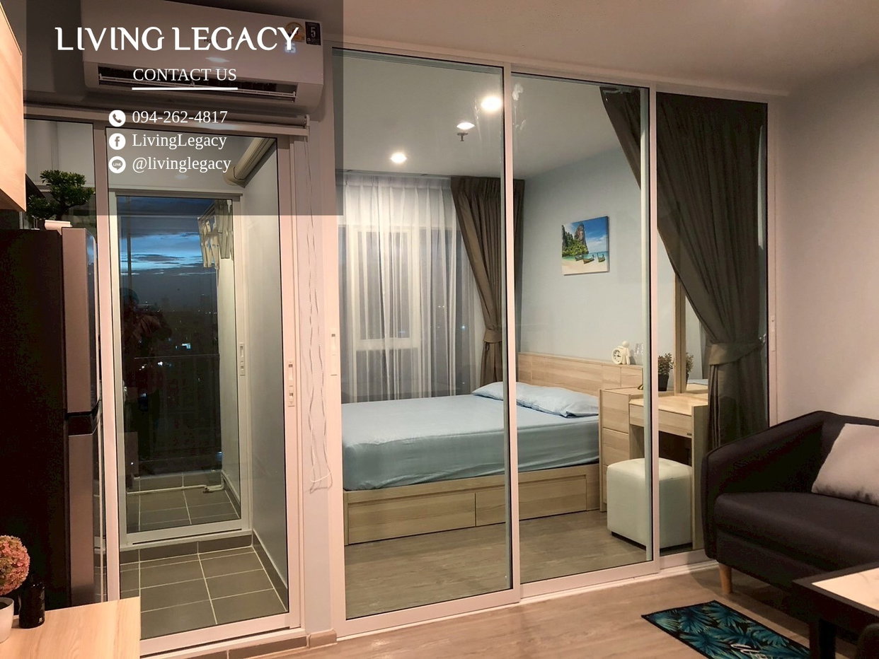 รูป SX9QJZ เช่าด่วน คอนโด Regent Home Bangna 28 ตร.ม. | ชั้น 17 | 1 ห้องนอน | 1 ห้องน้ำ 11,000 บาท/เดือน line id : @livinglegacy - รูปที่ 9/12