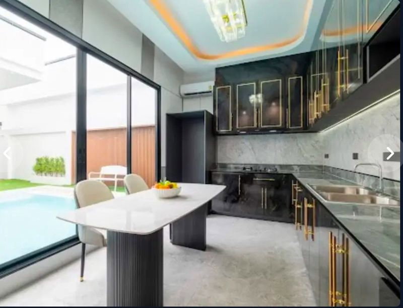 รูป ขายบ้านหรูพัทยา สไตล์โมเดิร์นหินอ่อนสวยงาม ตกแต่งครบ พร้อมอยู่ - รูปที่ 5/8