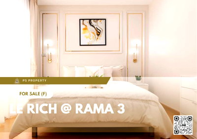 Condos for sale : Urgent Sale 📍 Le Rich @ Rama 3 📍 Fully and beautifully decorated; close to BTS and BRT Chong Nonsi.