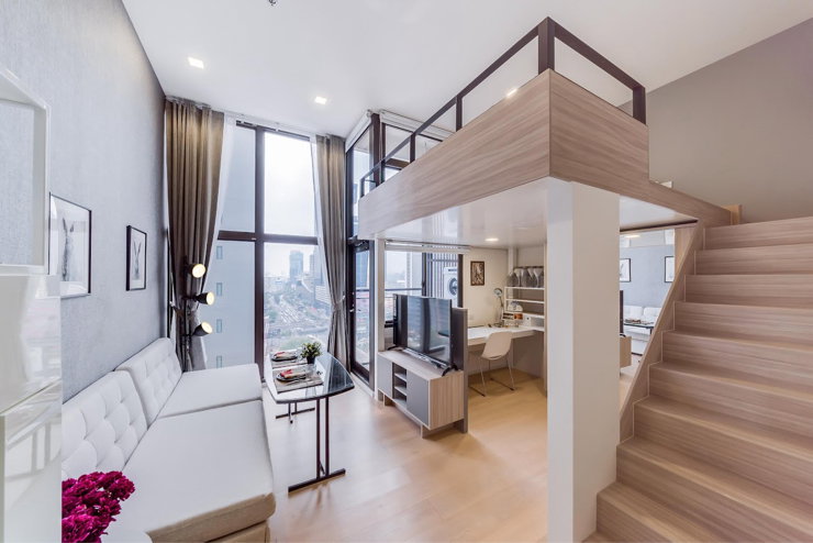 รูป 🛋️🏬 ให้เช่า Chewathai Residence Asoke - 35 ตร.ม. Duplex ห้องสวย ใกล้ MRT พระราม 9 - รูปที่ 6/21
