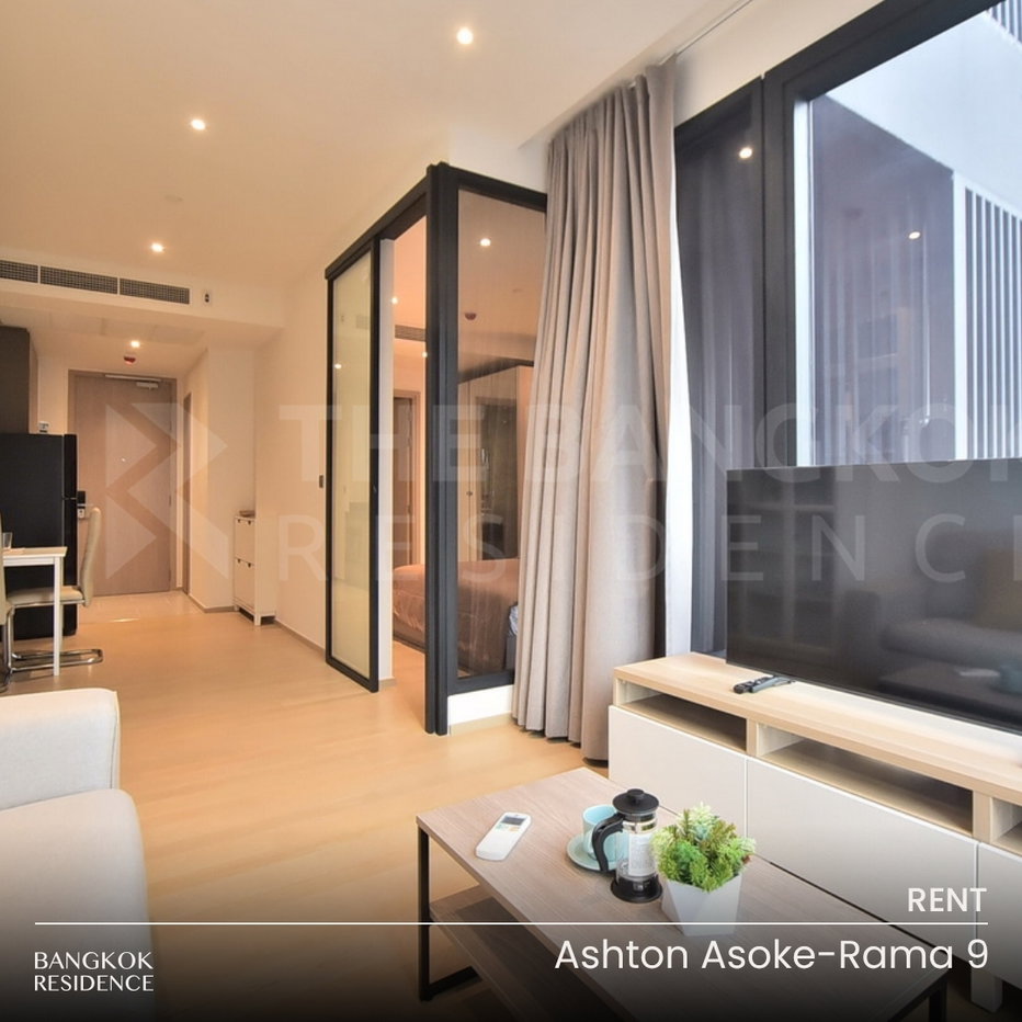 รูป เช่าคอนโด 💎Ashton Asoke-Rama 9 1นอน 42ตร.ม. 30k 🌃 ยูนิตวิวสวย ใกล้ MRT พระราม 9 - รูปที่ 1/10