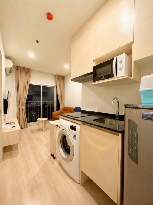 รูป ✨ Noble Revolve Ratchada ห้องสวยวิวเมือง 🌃 แต่งครบ พร้อมเข้าอยู่ 08/07/2026 🚇 ใกล้ MRT เพียง 15K/เดือน 💛 - รูปที่ 7/8