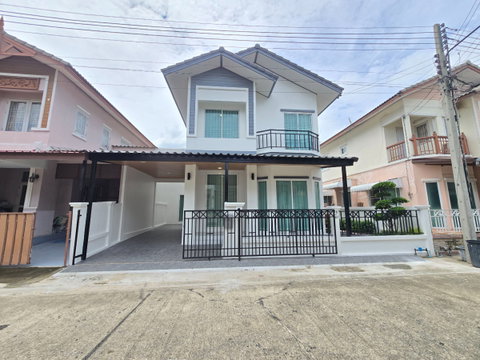 บ้านแฝดตกแต่งสวยงาม เข้าอยู่ได้เลย หมู่บ้านฟ้าปิยรมย์ เฟส6 พฤกษ์วนา ซอย10 ลำลูกกาคลอง6 บึงคำพร้อย ปทุมธานี ราคาถูกคุ้ม