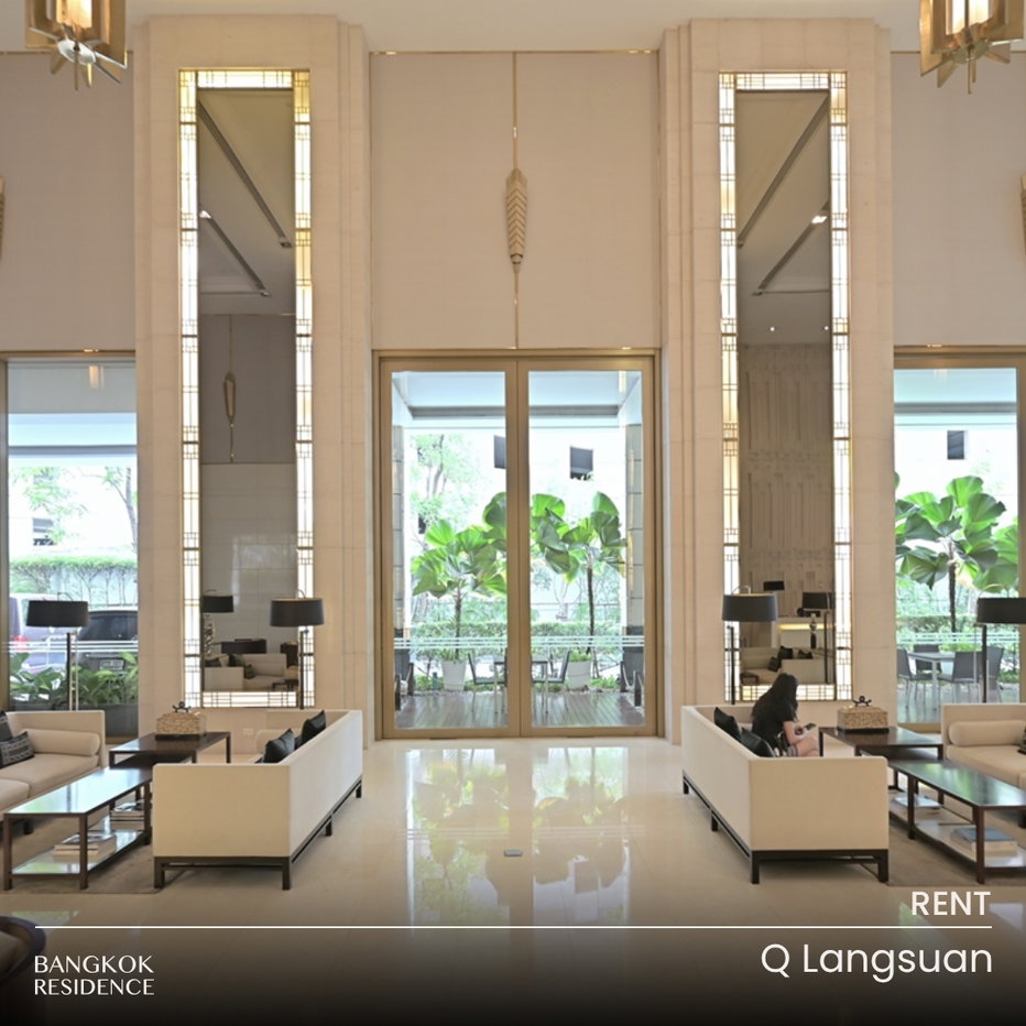 รูป เช่าคอนโด 🌃 Q Langsuan 2นอน 106.31ตรม.ม. 75k 🛋️ ห้องสวย ราคาดี ใกล้ BTS ชิดลม  - รูปที่ 1/6