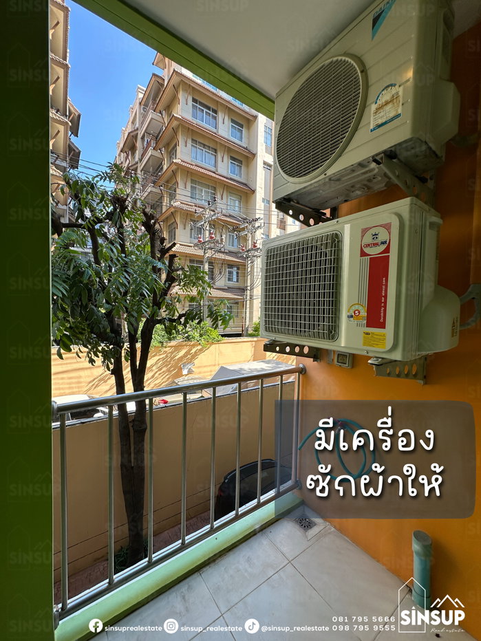 รูป 🏡 ให้เช่า 𝐄𝐦𝐞𝐫𝐚𝐥𝐝 𝐑𝐞𝐬𝐢𝐝𝐞𝐧𝐜𝐞 𝐑𝐚𝐭𝐜𝐡𝐚𝐝𝐚 พร้อมอยู่ ใกล้ MRT ห้วยขวาง เดินทางสะดวก! ✨ - รูปที่ 7/8