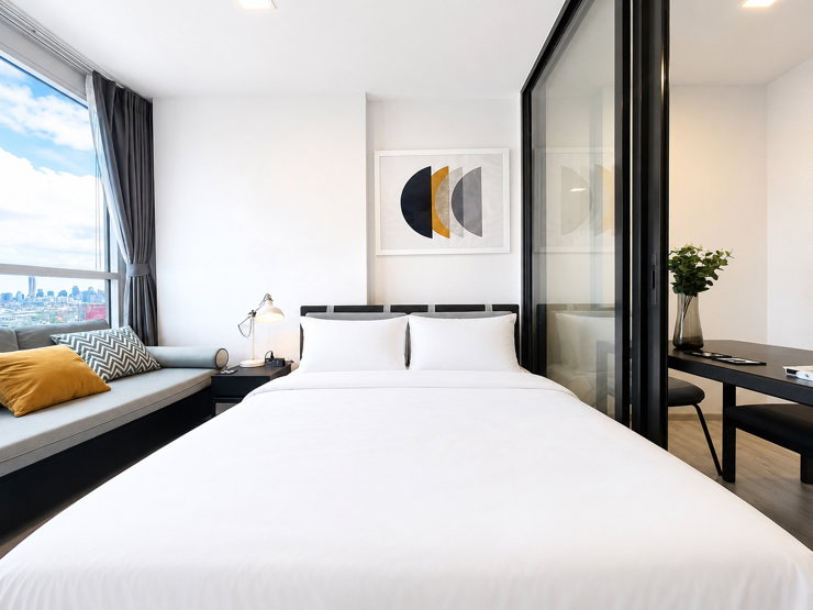 picture For rent  XT Huai Khwang condo🔥 16,000🔥 MRT Rama9  - 3/6
