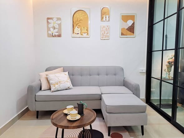 รูป 🔥ขาย รีเจนท์โฮม 1 Regent Home 1  ห้องสวยพร้อมอยู่ วิวต้นไม้ เฟอร์ครบ ทำเลพหลโยธิน 67ใกล้ BTS สายหยุด - รูปที่ 4/8