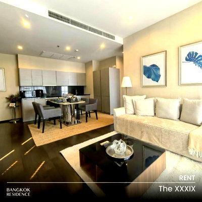 Condos for rent : Rental Condo 💎 The XXXIX, 2BR 83 sq.m. 70K ✨ Beautiful fully furnished unit, near BTS Phrom Phong 