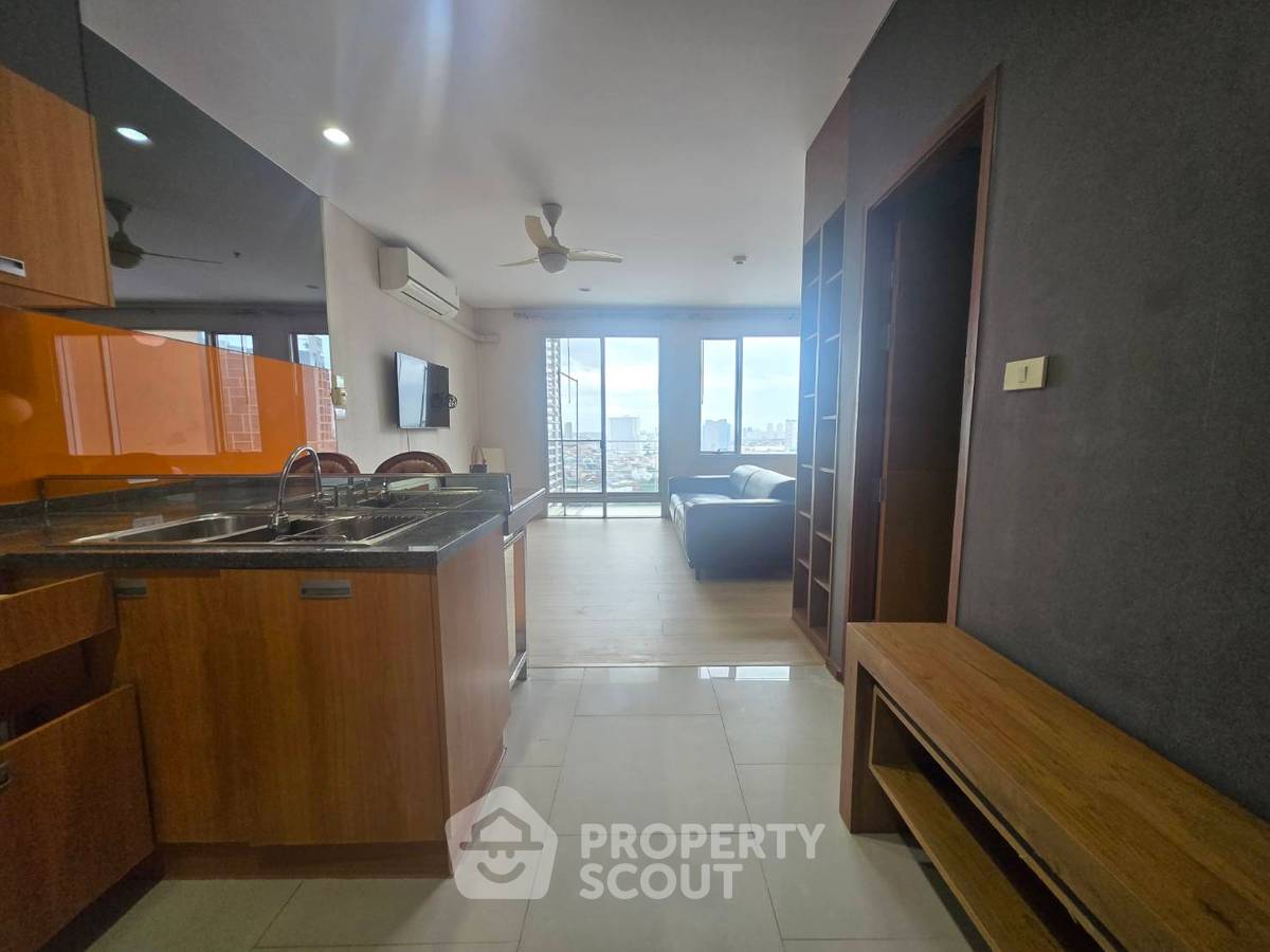 รูป คอนโด 1 ห้องนอน ขนาด 42 ตร.ม. ชั้น 23 โครงการ วิลล่า สาทร ใกล้ BTS กรุงธนบุรี 100 ม. (ID 1107923) - รูปที่ 4/4