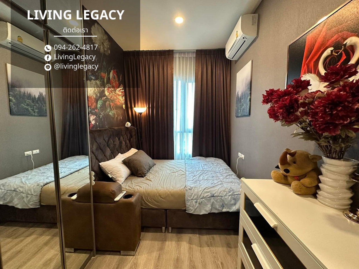 รูป SHKMWU เช่าด่วน คอนโด KnightsBridge Collage Ramkhamhaeng 27 ตร.ม. | ชั้น 18 | 1 ห้องนอน | 1 ห้องน้ำ 13,000 บาท/เดือน line id : @livinglegacy - รูปที่ 3/9