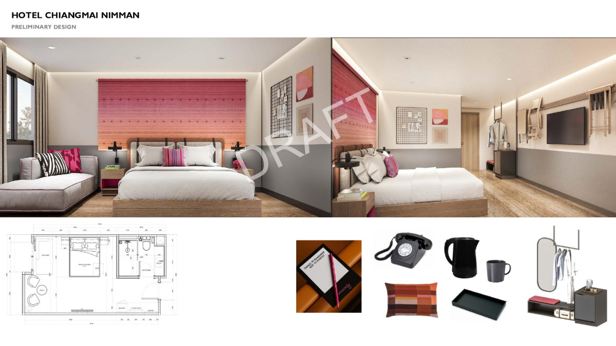 รูป ขายโรงแรม ใจกลางนิมมาน-เชียงใหม่ ทำเลทอง พร้อม facility ที่เอาใจ นักท่องเที่ยว เหมาะสำหรับลงทุนระยะยาว โลเคชั่น : นิมมาน เชียงใหม่ -SW003753 - รูปที่ 12/13