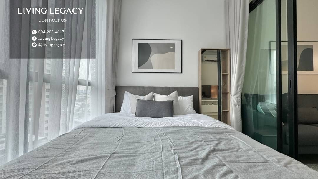 รูป LSJNJ281 เช่าด่วน คอนโด The Rich Rama 9 - Srinakarin 27 ตร.ม. | ชั้น 12 | 1 ห้องนอน | 1 ห้องน้ำ 16,000 บาท/เดือน line id : @livinglegacy - รูปที่ 2/9