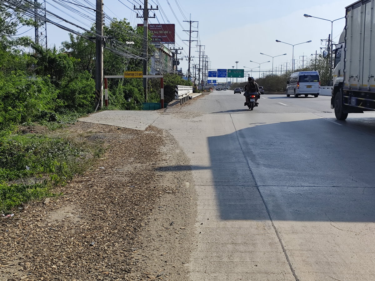 รูป ให้เช่าที่ดินติดถนนใหญ่ 314 บางปะกง ฉะเชิงเทรา ใกล้ทางขึ้นมอเตอร์เวย์ - รูปที่ 2/5