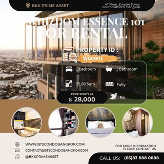 รูปภาพ 🌳🏢□■ Whizdom Esence Sukhumvit 101 1BR 1BH High Floor 35.00 sqm. nice decoration for SALE & RENTAL ■□🏢🌳