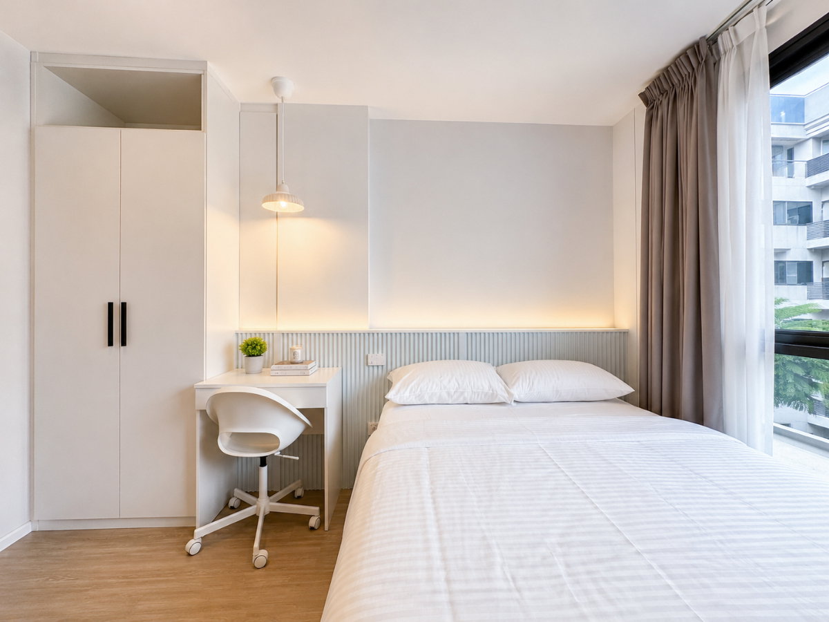 รูป For Rent: Blue Sukhumvit 89 1BRPLUS unit with the best deal Near BTS Onnut and Bangchak 1,000 THB off this month - รูปที่ 4/13