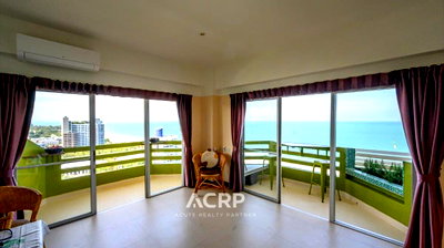 ขายคอนโด : ขายห้องวิวทะเล หน้าตรง คอนโดเชน หัวหิน ห่างชายหาดเพียง 50 เมตร รหัสทรัพย์ 00156430