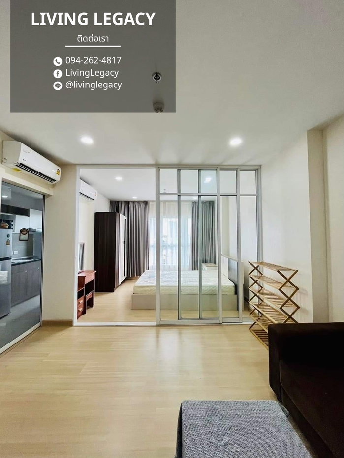 รูป SJJBW9 เช่าด่วน คอนโด Supalai Veranda Ramkhamhaeng 8 ตร.ม. | ชั้น 30 | 1 ห้องนอน | 1 ห้องน้ำ 15,000 บาท/เดือน line id : @livinglegacy - รูปที่ 6/8