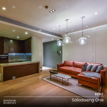 Rental Condo ⭐ Saladaeng One, 2BR 133 sq.m. 80K 💙 Beautiful luxury unit, near MRT Lumphini 