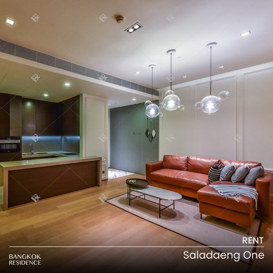 รูป เช่าคอนโด ⭐ Saladaeng One 2นอน 133ตร.ม. 80k ยูนิตสวย 💙 ใกล้ MRT ลุมพินี - รูปที่ 1/10